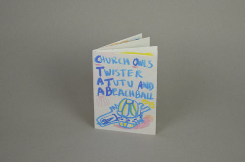 Church Owls, Twister a Tutu and a Beachball by Gilles Dedecker