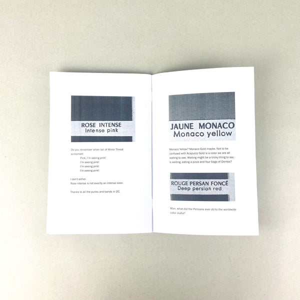 A History of Particular Colors by Matthew Langley