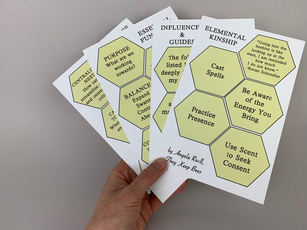 Bee Zine by Angela Roell, They Keep Bees, with art by Brie Cosman