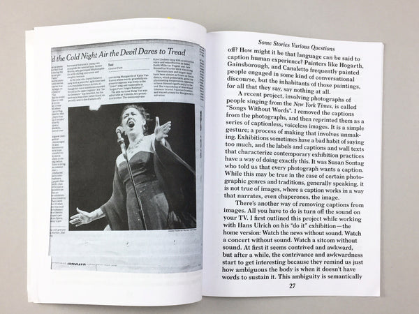 Exhibitions Prosthetics by Joseph Grigely