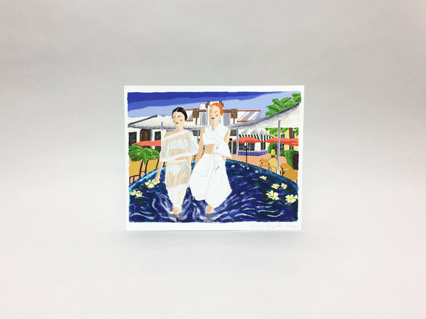 South Beach Postcard by Emily Joynton