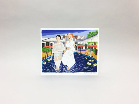 South Beach Postcard by Emily Joynton