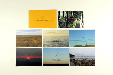 It is what you make of it by Ingrid Schindall