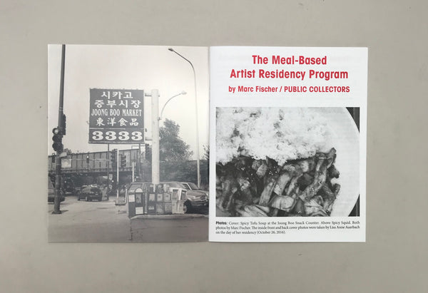 The Meal Based Artist Residency Program