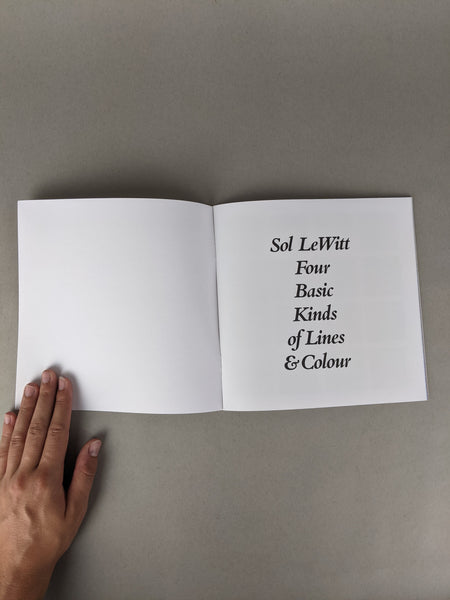 Four Basic Kinds of Lines and Colour by Sol LeWitt