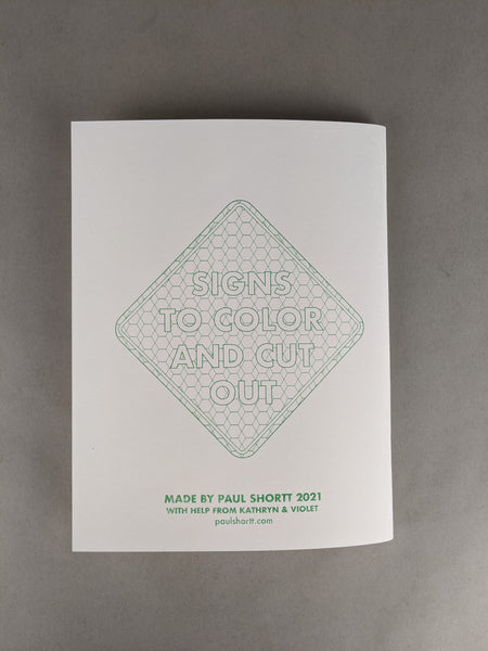 Signs For Your Bedroom Door, Coloring Book, by Paul Shortt