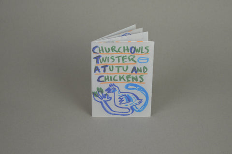 Church Owls, Twister a Tutu and Chickens by Gilles Dedecker